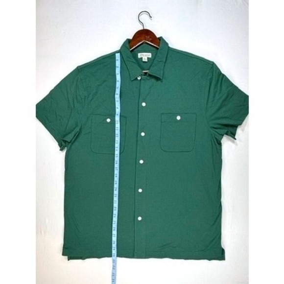 J. Crew Knit Goods, Green Short Sleeve, Men's Sz XL - Picture 4 of 6